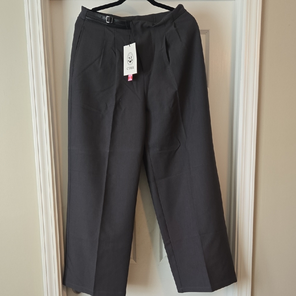 Cider Charcoal Gray Tailored Trousers